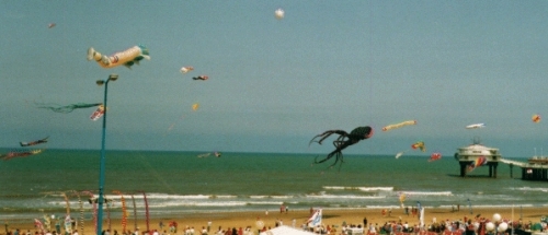 Drachen am Strand von Zandvoort