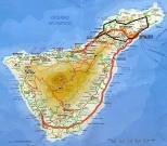 Karte von Teneriffa