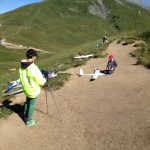 Hahnenmoos Flugvorbereitungen