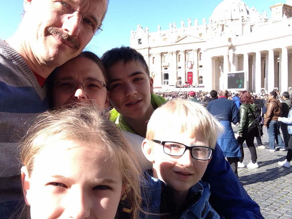 Selfi mit Papst