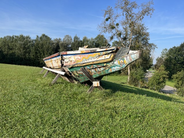Original Flüchtlingsboot